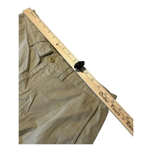 Patagonia‎ All Wear Organic Cotton Khaki Shorts 7” Inseam Size 33 A1 - Picture 3 of 5